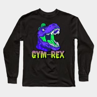 Funny gym workout motivation design Long Sleeve T-Shirt